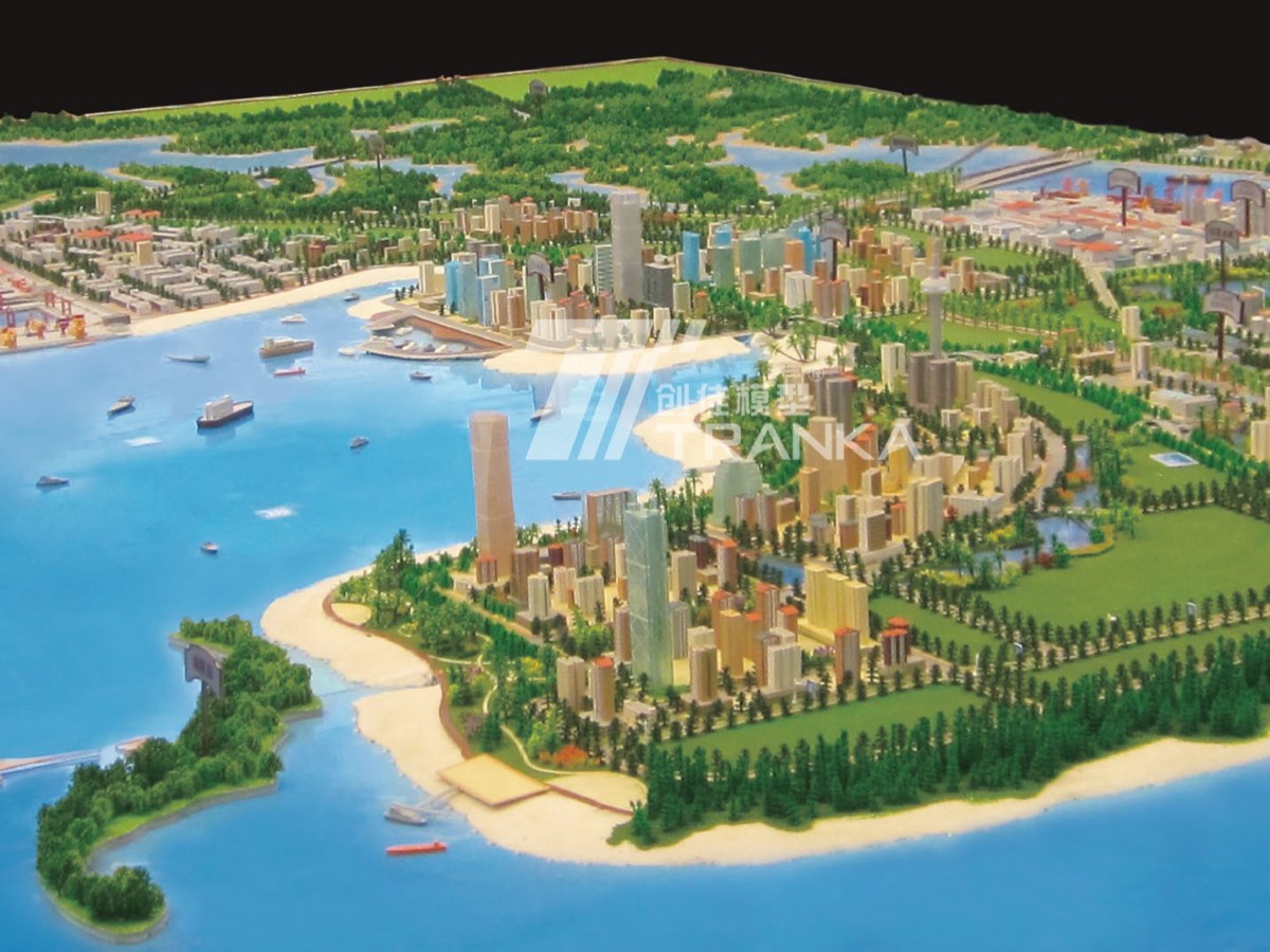 湛江東海島新城模型