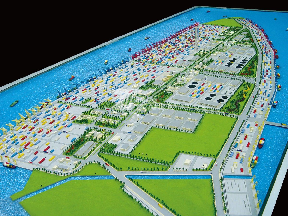 南沙港總體規劃模型