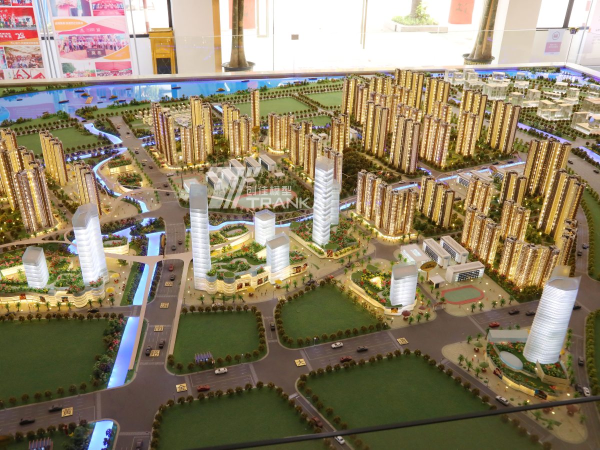 廣州鴉崗城中村改造模型